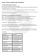 Предварительный просмотр 2 страницы Valore Grosbeak BTS04 Quick Start Manual
