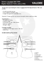 Предварительный просмотр 1 страницы Valore LA19 Manual