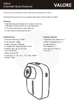 Valore LA36 User Manual preview