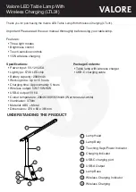 Preview for 1 page of Valore LTL31 User Manual