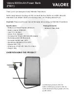 Valore PB01 User Manual предпросмотр