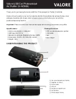 Valore V-AC909 User Manual preview