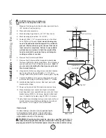 Preview for 14 page of Valore VCR-E30AG Use, Care And Installation Manual