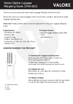 Valore VHA-002 Manual preview