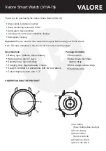 Valore VHA-19 Quick Start Manual предпросмотр