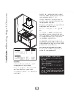 Предварительный просмотр 8 страницы Valore VLA-E30AS Use, Care And Installation Manual