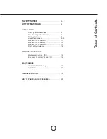 Preview for 3 page of Valore VSU-E30AS Use, Care And Installation Manual