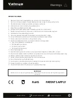 Preview for 3 page of Valoya RX400 Installation Manual