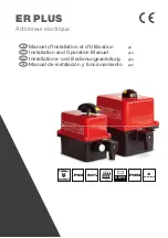 Предварительный просмотр 1 страницы VALPES ER PLUS Series Installation And Operation Manual