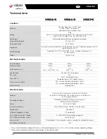 Preview for 42 page of VALPES VSX100 Installation And Operation Manual