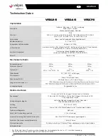 Preview for 64 page of VALPES VSX100 Installation And Operation Manual