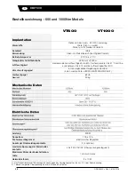 Предварительный просмотр 46 страницы VALPES VT1500 Installation And Operation Manual