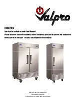 VALPRO VP19F-HC Service, Installation And Care Manual preview