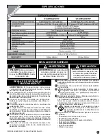 Preview for 13 page of Valsi G120MG2200RV Assembly And Operating Instructions Manual