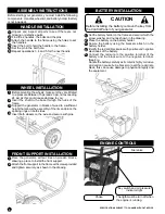 Preview for 6 page of Valsi GT140MG2200RV Assembly And Operating Instructions Manual