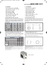 Preview for 12 page of Valsir ARIA EVO H/V 170 Manual