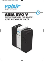 Valsir ARIA EVO V Series Manual preview