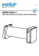 Valsir Brezza 60 Instruction And Maintenance Manual preview