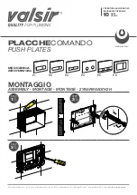 Предварительный просмотр 1 страницы Valsir PLACCHECOMANDO Series Assembly Instruction