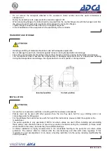 Preview for 3 page of VALSTEAM ADCA ADCAMAT POP Installation And Maintenance Instructions Manual