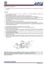 Предварительный просмотр 3 страницы VALSTEAM ADCA M3HP Installation And Maintenance Instructions Manual