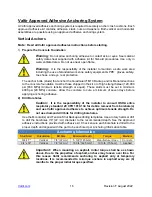 Предварительный просмотр 17 страницы VALTIR QuadGuard M10 Product Manual