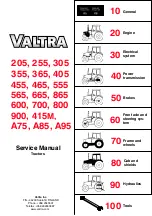 Valtra 205 Service Manual preview