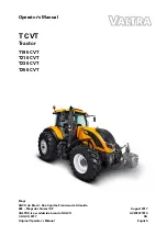 Valtra T CVT Operator'S Manual preview