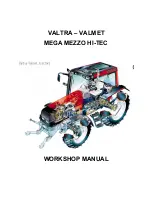 Valtra VALMET 6000 Workshop Manual preview