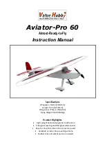 Value Hobby Aviator-Pro 60 ARF Instruction Manual предпросмотр