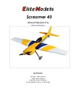 Value Hobby screamer 40 Instruction Manual предпросмотр