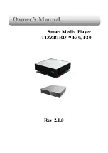 Value Plus Tizzbird F20 Owner'S Manual preview