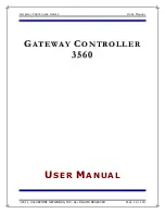 Value Point Gateway controller Series User Manual preview