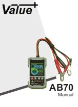 Предварительный просмотр 1 страницы Value AB70 Manual