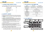 Предварительный просмотр 3 страницы Value VES-100B Operating Manual