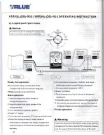 Preview for 14 page of Value VRR12L-R32 Manual