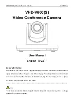 Предварительный просмотр 2 страницы ValueHD VHD-V600 User Manual