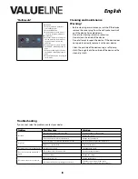 Preview for 8 page of Valueline VLS-DVBS2-FTA1 User Manual