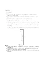 Preview for 7 page of Valuxhome Luxey42 Important Instructions & Operating Manual