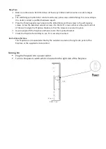 Preview for 8 page of Valuxhome Luxey42 Important Instructions & Operating Manual