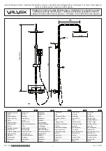 VALVEX CUBUS 2447140 Assembly And Operation Instructions Manual предпросмотр