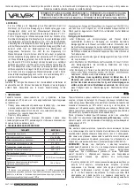 Предварительный просмотр 7 страницы VALVEX CUBUS 2447140 Assembly And Operation Instructions Manual