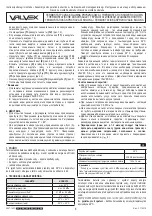 Предварительный просмотр 8 страницы VALVEX CUBUS 2447140 Assembly And Operation Instructions Manual