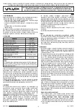 Preview for 2 page of VALVEX ESTILL ROUND 2447160 Assembly And Operation Instructions Manual