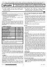 Preview for 3 page of VALVEX ESTILL ROUND 2447160 Assembly And Operation Instructions Manual