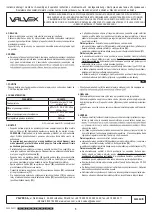 Предварительный просмотр 6 страницы VALVEX VEGA SATYNA 2422250 Assembly And Operation Instructions Manual