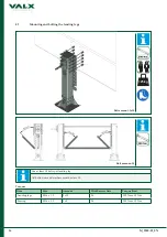 Preview for 16 page of Valx Landing leg S Installation And Operation Instructions Manual