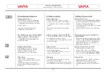 Preview for 13 page of Vama VP 530 S Installation And Operating Instructions Manual