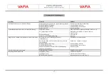 Preview for 17 page of Vama VP 530 S Installation And Operating Instructions Manual