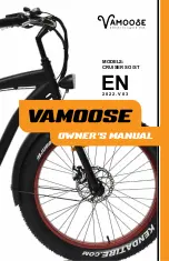 Vamoose CRUISER SO Owner'S Manual preview